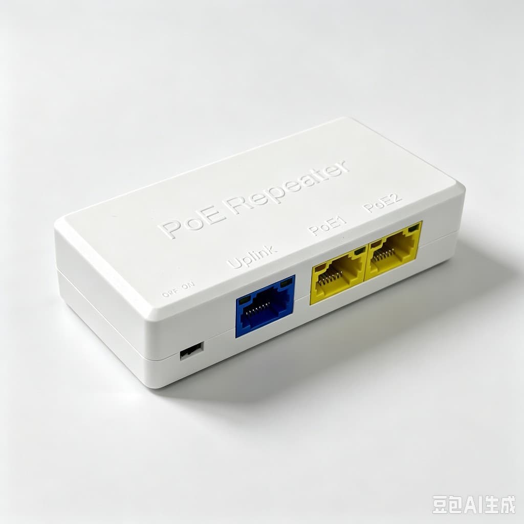 POE splitter poe power supply poe repeater cascade treasure waterproof poe tail line 100M smart