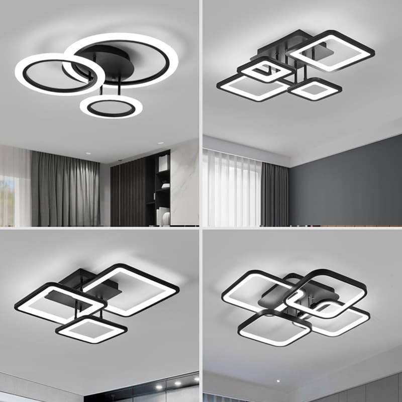 Cross-border Nordic living room lamp, simple bedroom lamp, ceiling lamp, high-end living room main lamp, Zhongshan lamp, lighting restaurant