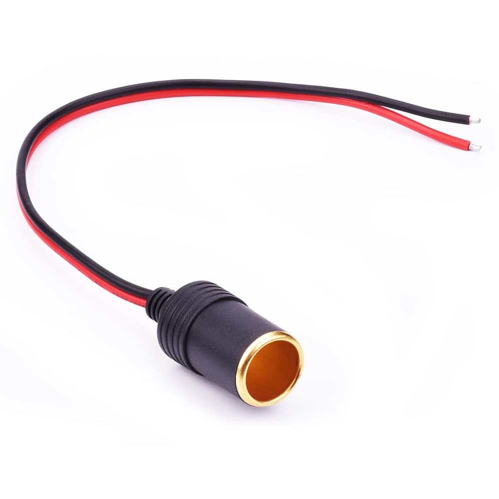 Automotive High Current Cigarette Lighter Socket, Test Socket, Wired Cigarette Lighter Socket, Car Charger Socket
