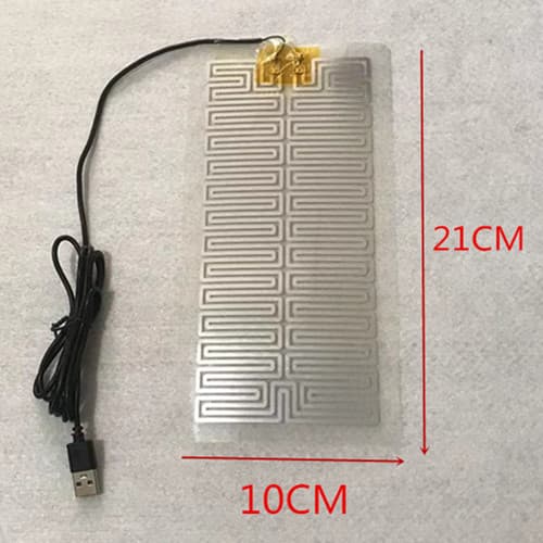 Do Not Fold USB 5V Waist Belt Electric Heating Pad, Metal Heating Sheet