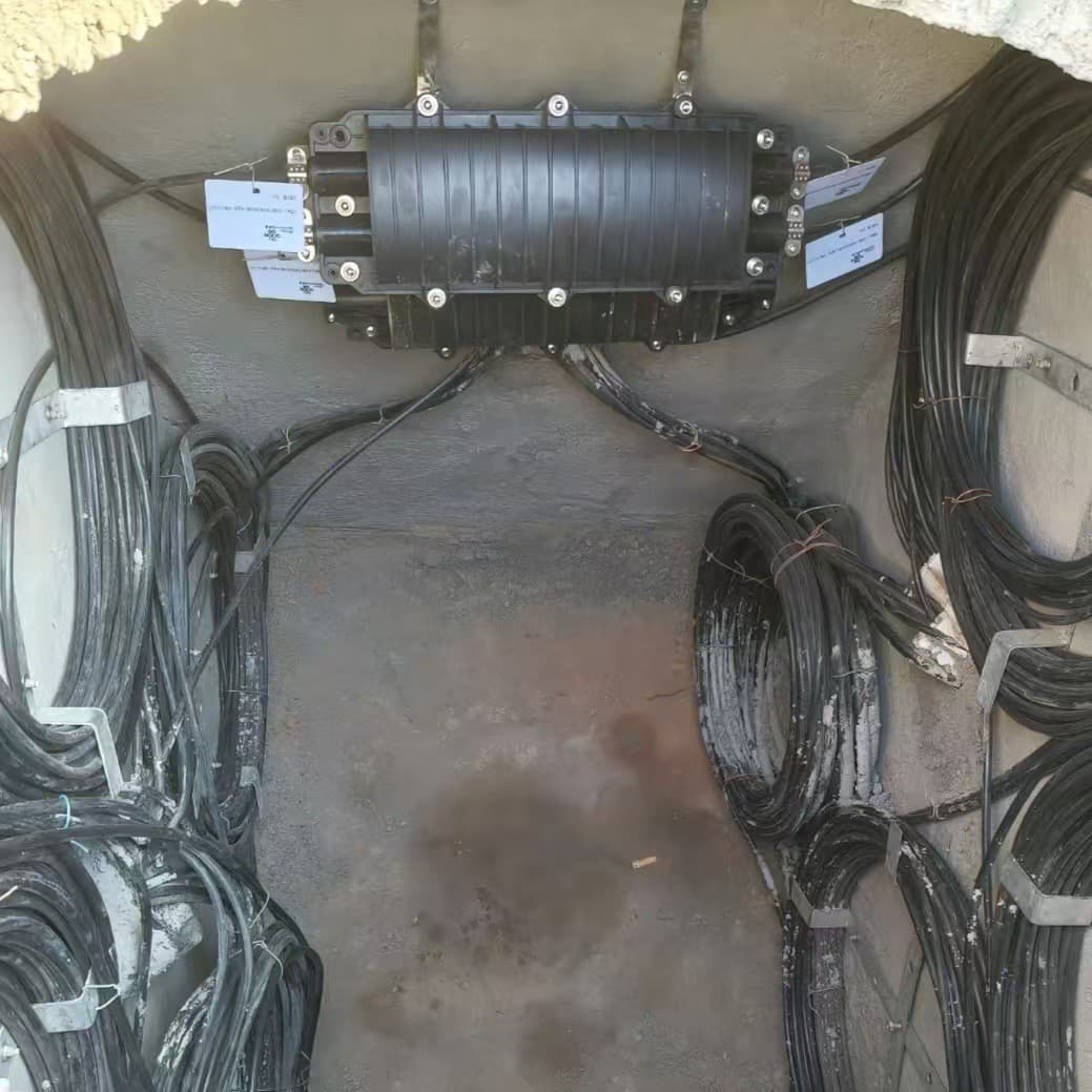 Fiber optic cable well splice box, ordinary cable splice box, 48-core and 96-core fiber optic cable splice box splice package