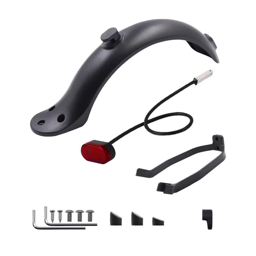 Electric scooter accessories M365 fender set with bracket with tail light m365 rear fender set