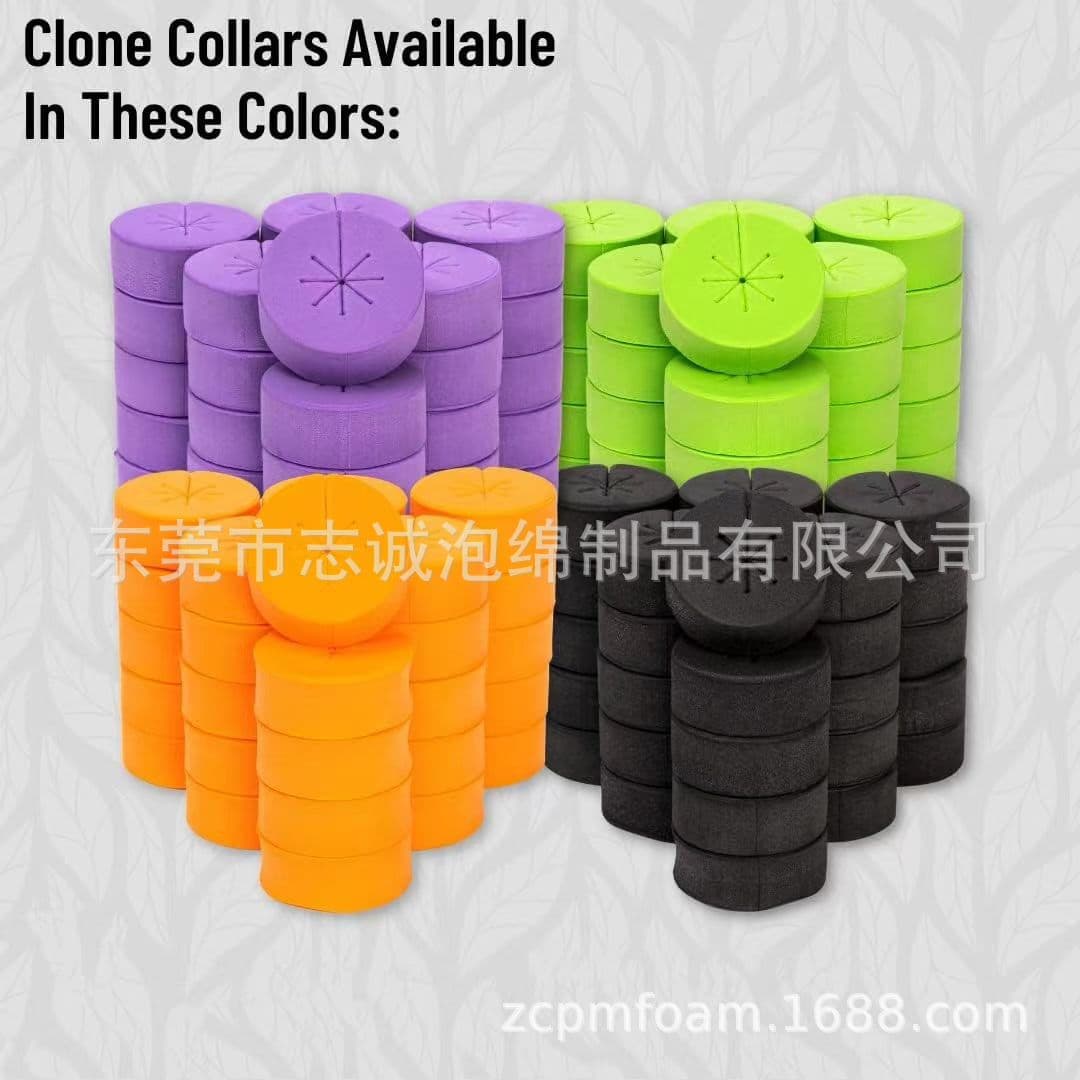 Color EVA Soilless Cultivation Sponge Hydroponic Planting Board Clone Machine Hydroponic System Kit Clone Collar