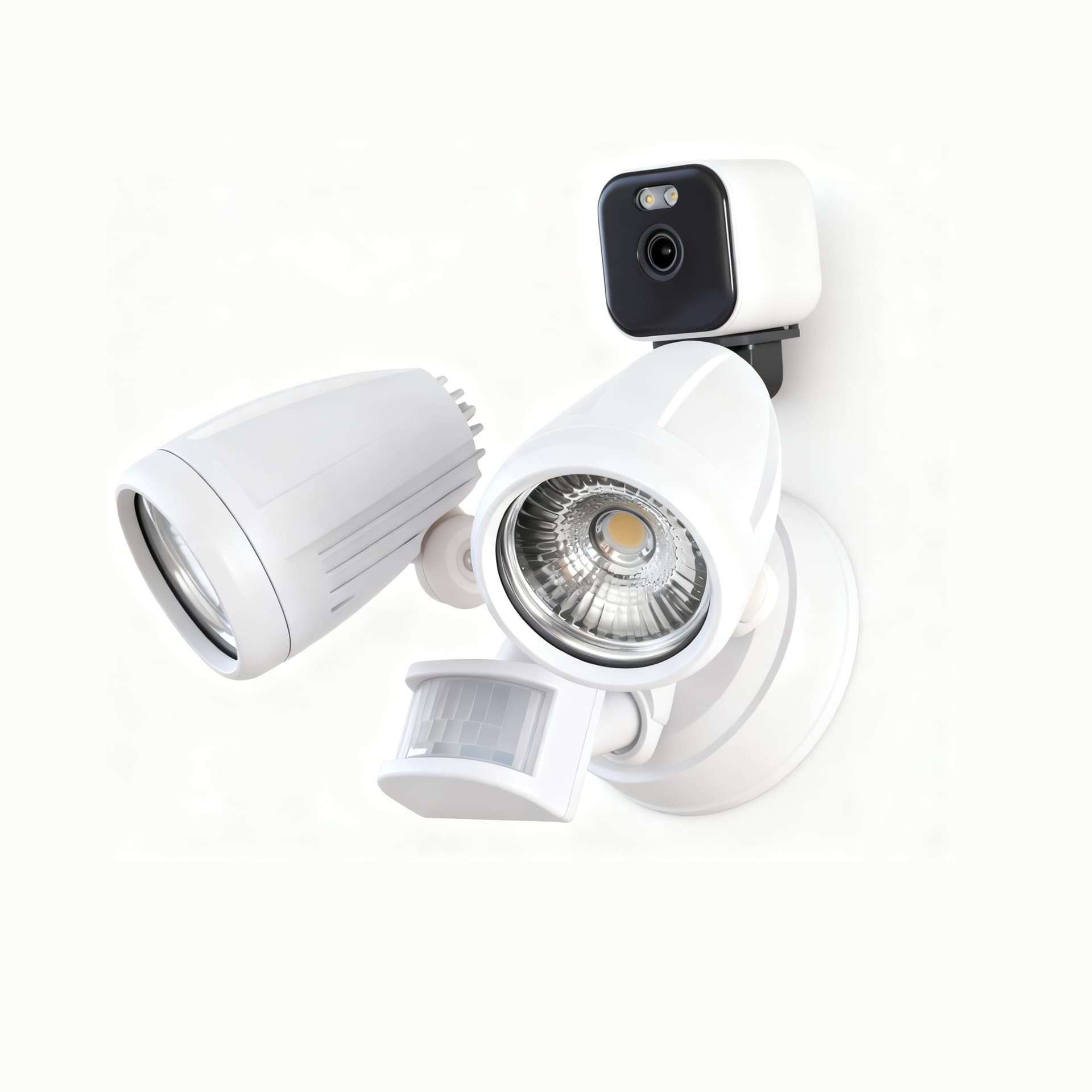 Manufacturer Private Mold Courtyard Light Camera WIFI Illumination Camera Tuya Floodlight Camera Courtyard Wall Light