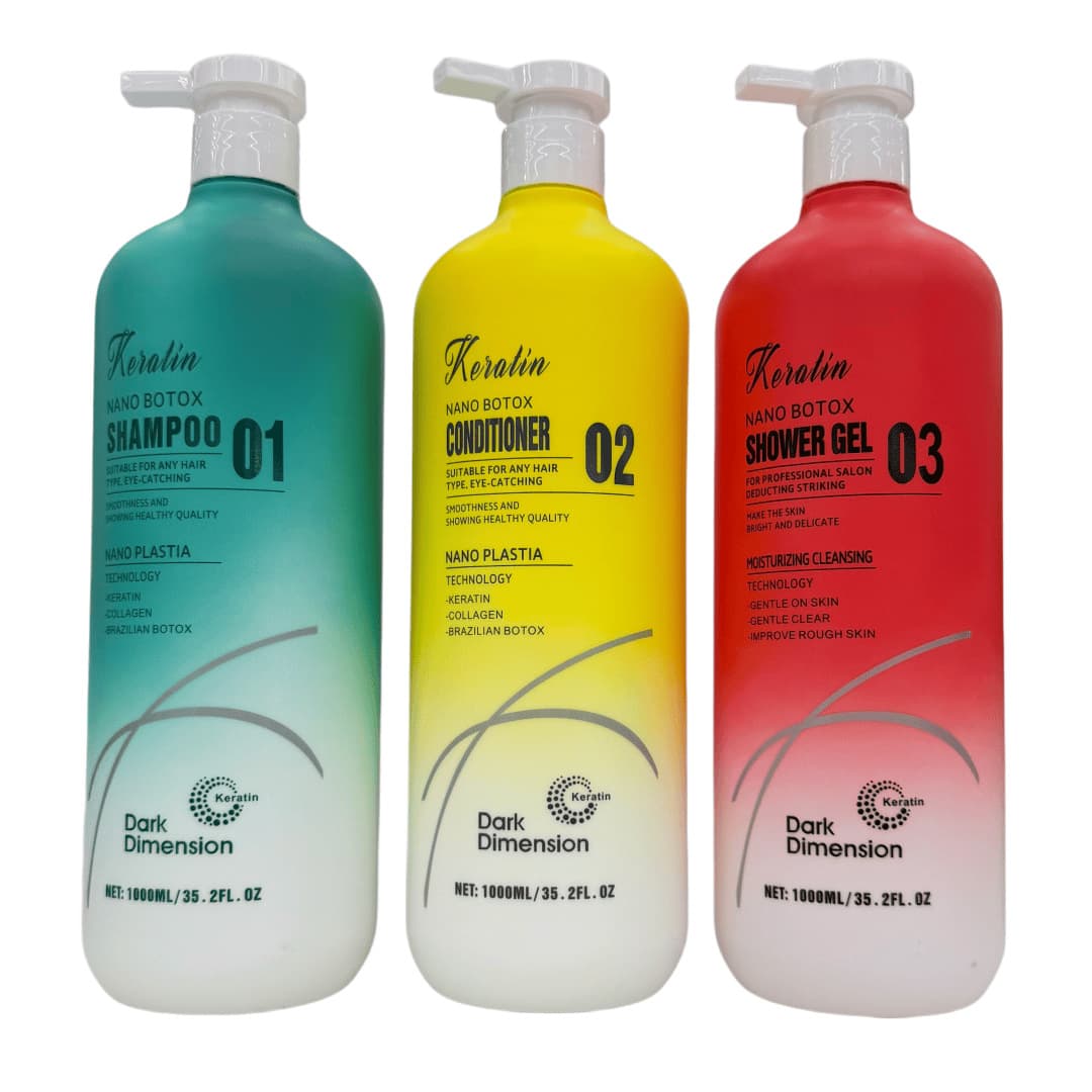 Cross-border Single Order KERATIN NANO BOTOX Keratin Moisturizing Smoothing Hair Care Deep Cleansing Shower Gel