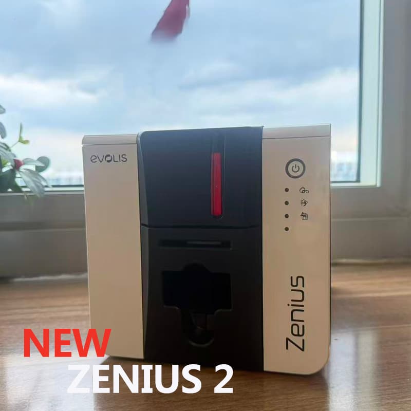 New Evolis Zenius2 Card Printer for Driver's Licenses, Points Cards, Membership Cards, and Employee IDs