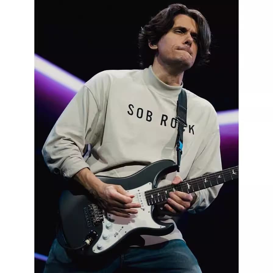 FOG x Sob Rock High Street American Essentials Cotton Mock Neck Long Sleeve T-Shirt for Men and Women