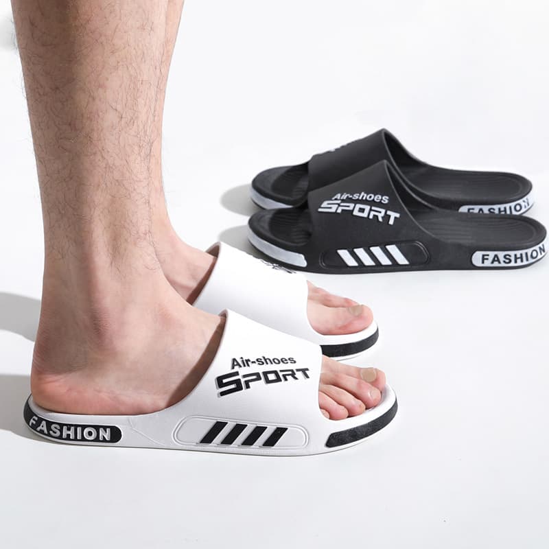 Large Size Summer Slippers for Men and Women, Indoor and Outdoor Wear, Ins Style, Anti-Slip, Student Couple Slippers, Men's Trendy