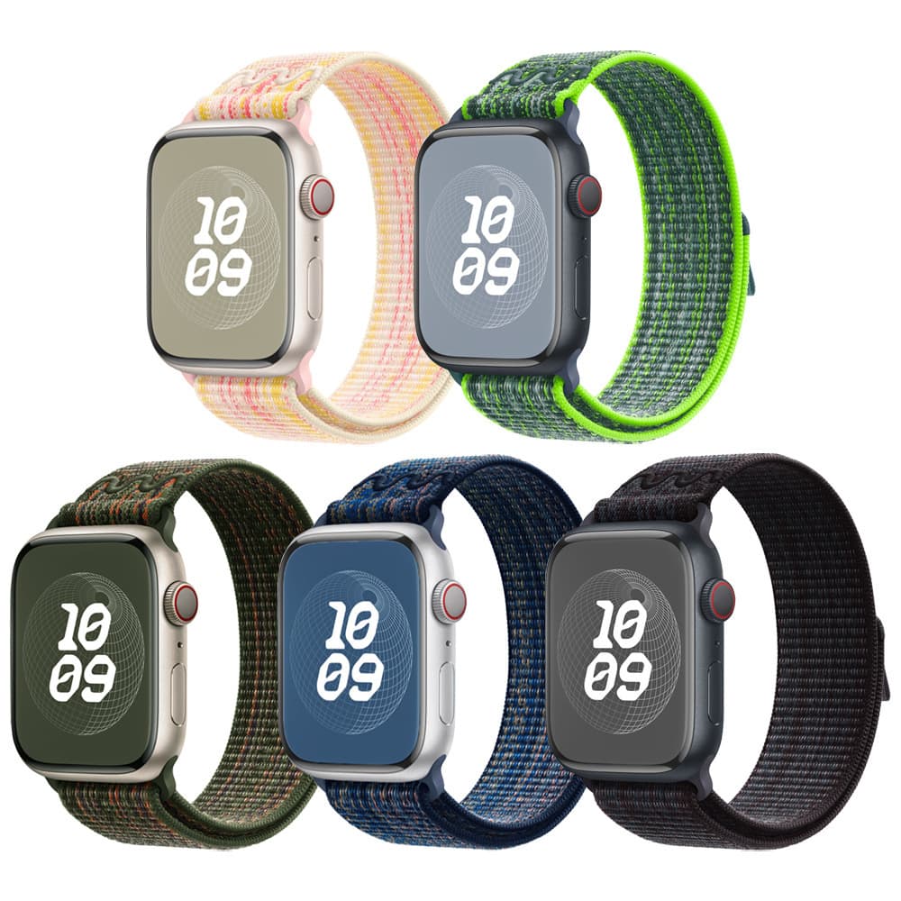 Compatible Apple Watch Nike Nylon Loop Woven Band for Apple Watch