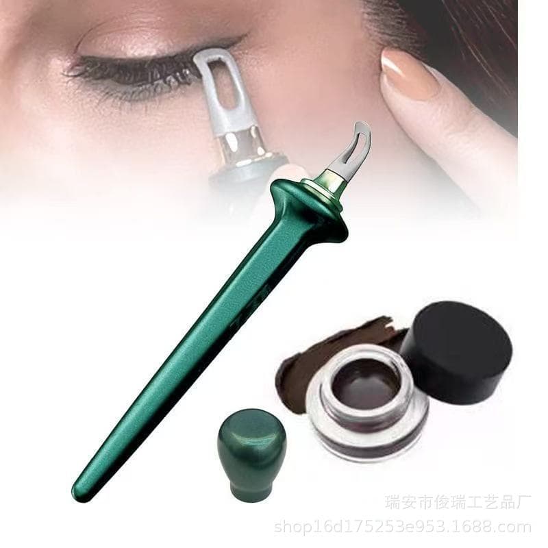 Easy No-Skip Eyeliner Silicone Eyeliner Brush Eye Liner Tool Eyeliner Gel Liquid Eyeliner