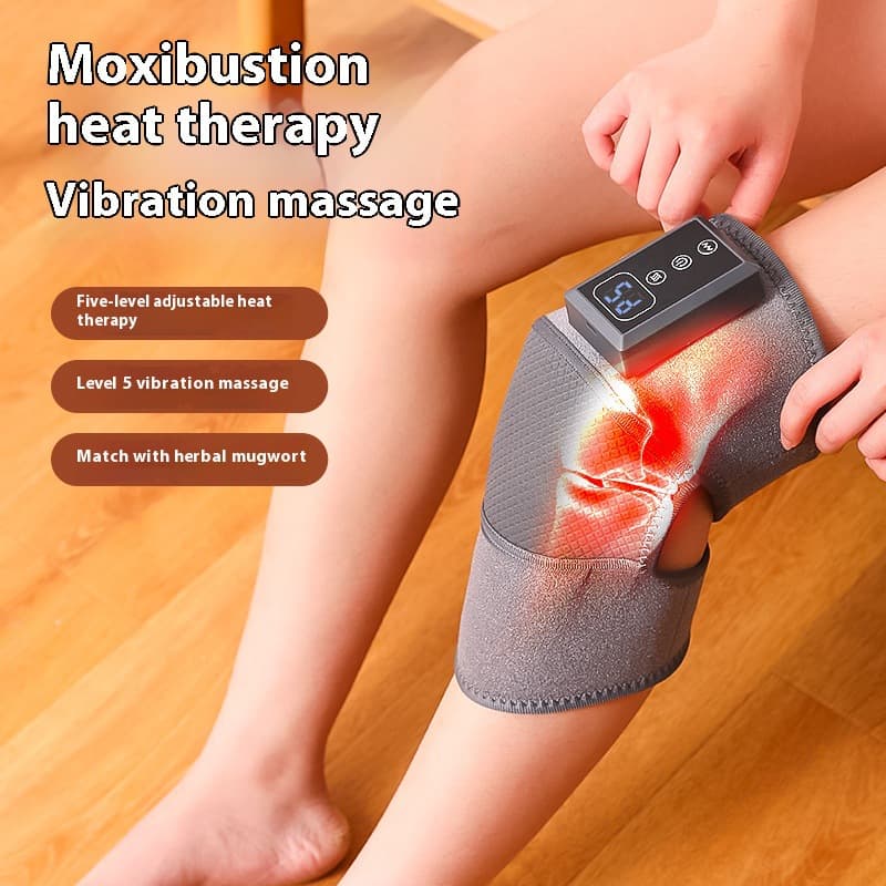 Cross-Border Self-Heating Knee Massager with LCD Temperature Control