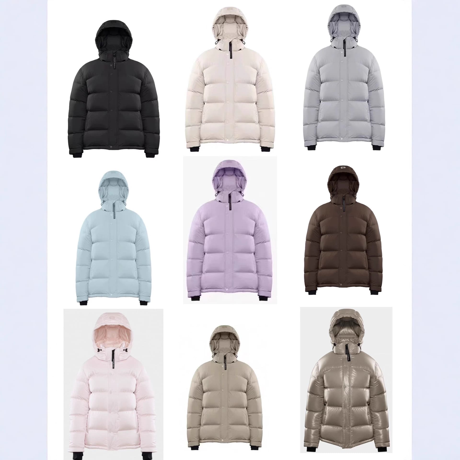 Aritzia Goose Down Hooded SUPER PUFF Extreme Cold Thickened Warm High-End Winter Coat for Men