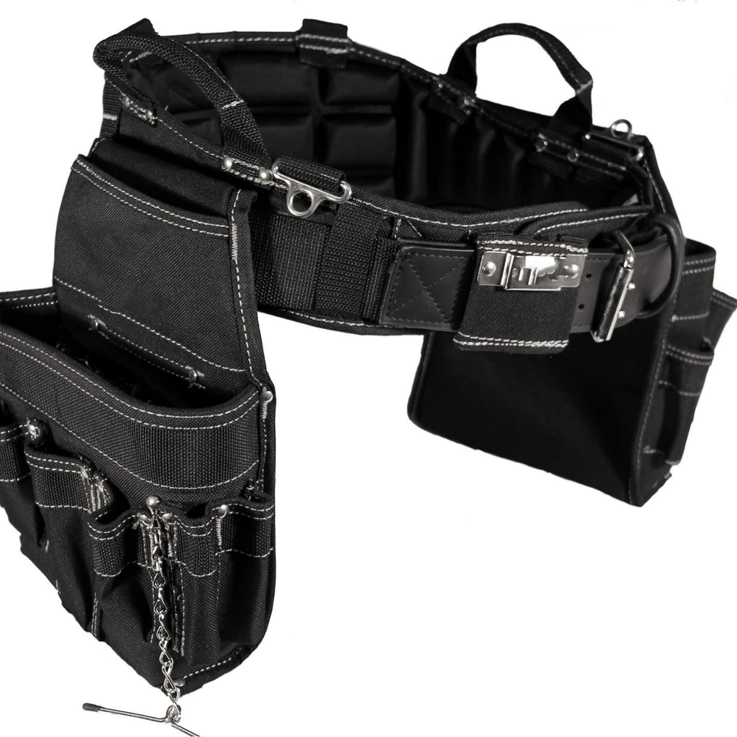 Cross-border electrician tool bag thickened wear-resistant Oxford zippered HVAC tool storage bag crossbody no
