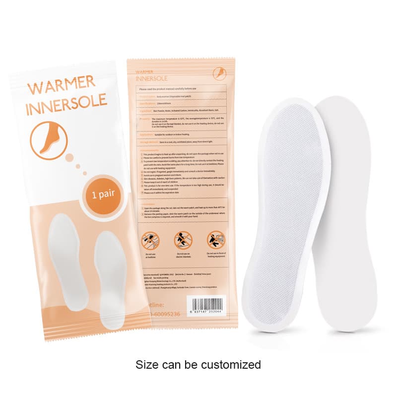 Wholesale Self-Heating Shoe Insoles, Disposable Foot Warmers