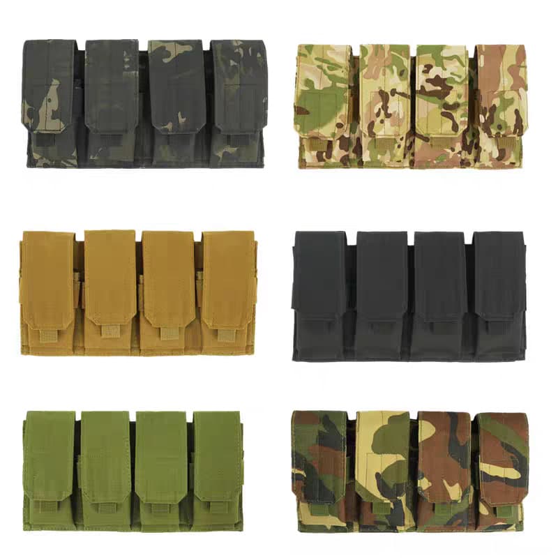 Tactical Magazine Pouch Quick-Pull Holster Triple Magazine Pouch M4 AK 5.56 Accessory Pouch JPC Tactical Vest Double Pouch