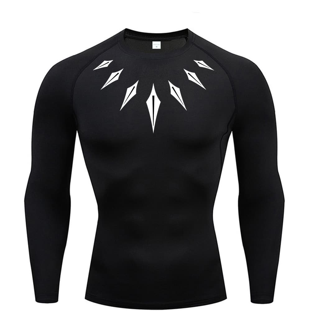 Men's Quick-Dry Short Sleeve Gym Running Moisture-Wicking Crew Neck T-Shirt Training Gym Top Long Sleeve