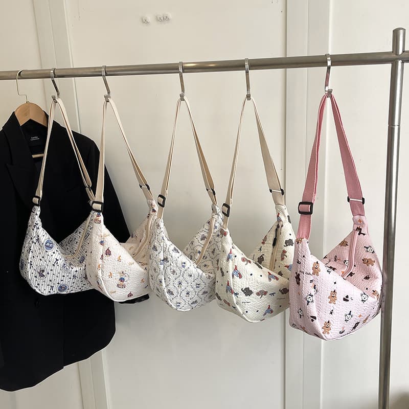 Fashionable and Versatile Korean Style Simple Large Capacity Trendy New Women's Shoulder Crossbody Bag Wholesale Handbag