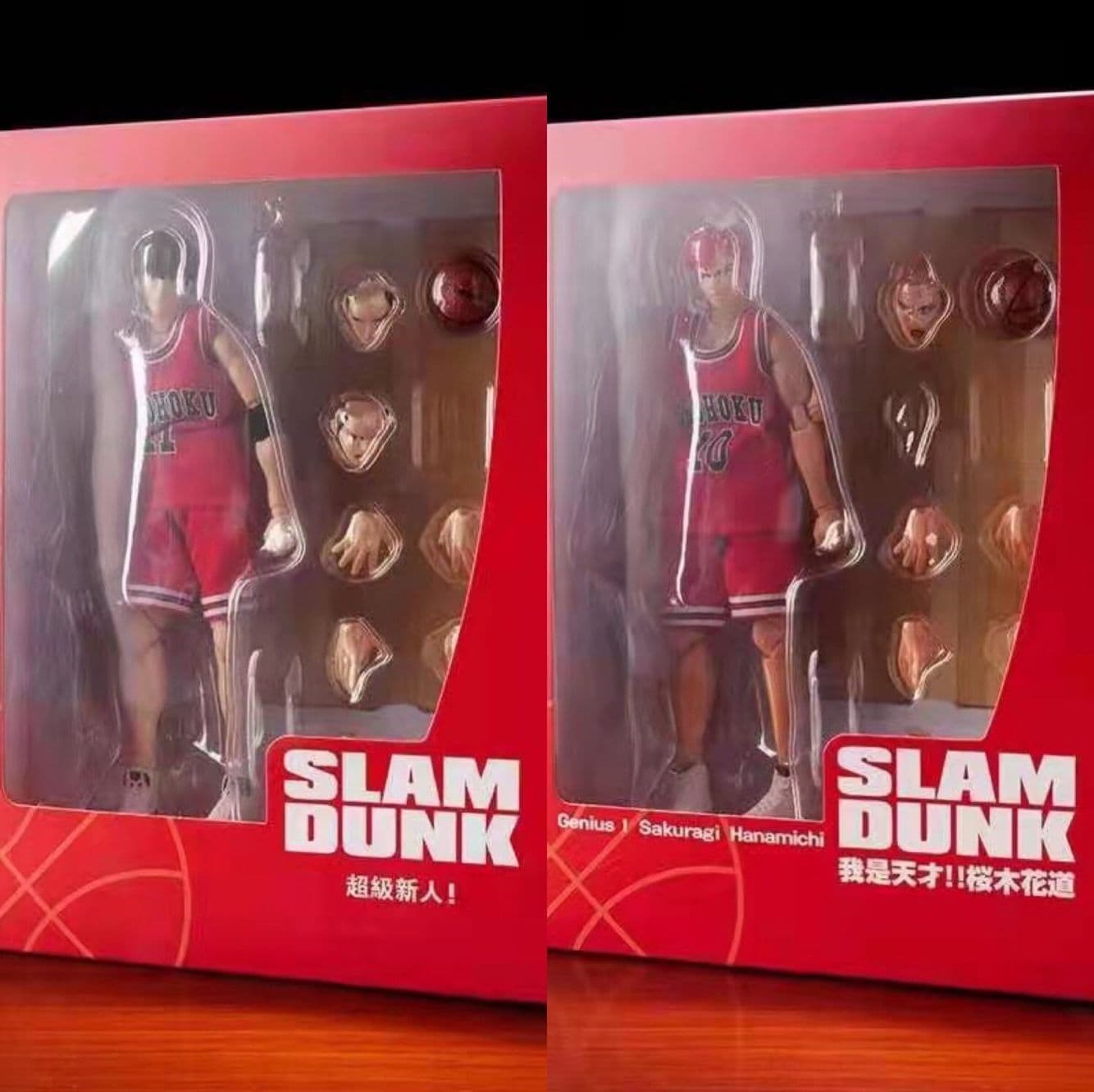 Anime Wholesale Action Figures Hot Basketball Player Slam Dunk Sakuragi Hanamichi Rukawa Kaede Model Figure
