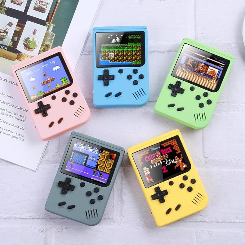 Cross-Border Macaron Sup Handheld Game Console Handheld Single and Double 500-In-One Classic Game Console
