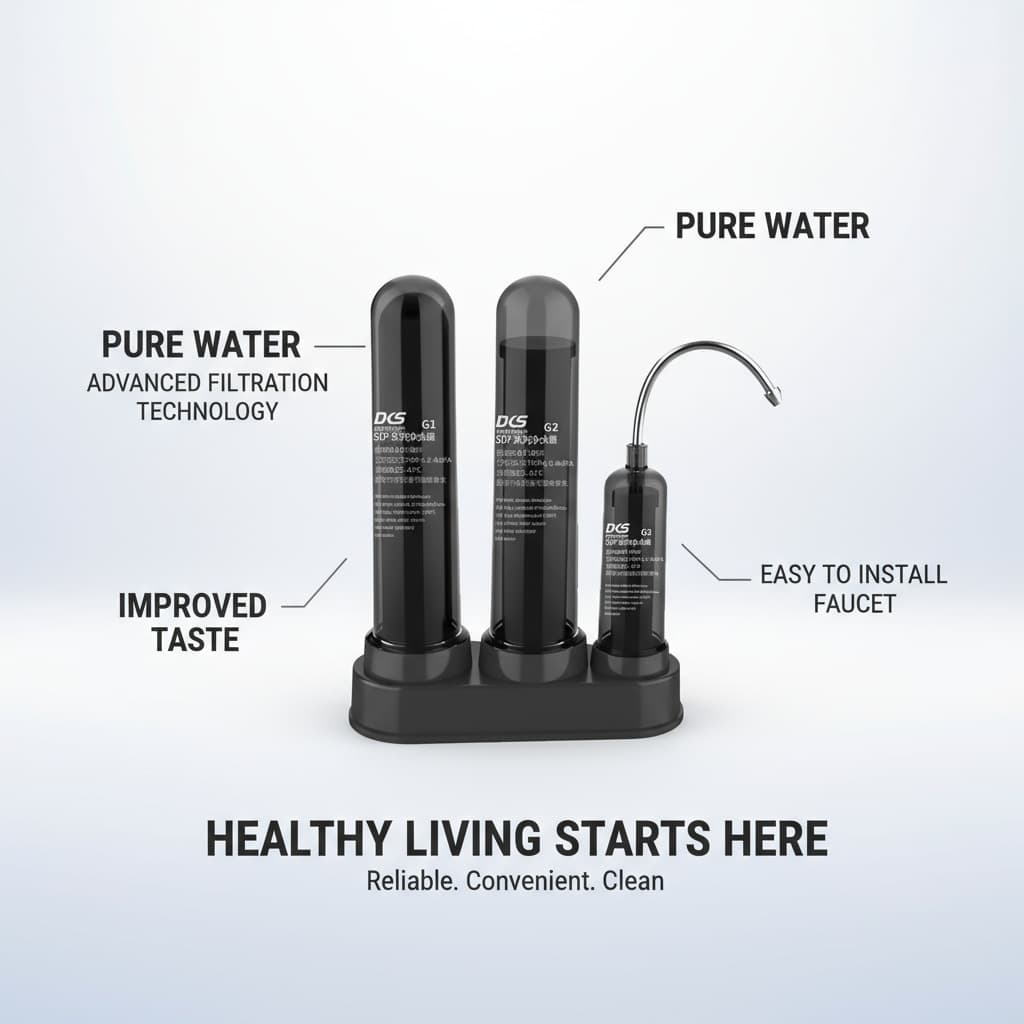 Export Cross-border Water Purifier Faucet Filter, Household Water Filter Ultrafiltration Machine Direct Drinking Unit