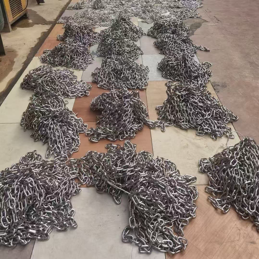 201/304 Stainless Steel Chains, Long Link Railing Chains, Short Link Lifting Chains, Decorative Chains, Guardrail Anti-theft Chains - Manufacturer