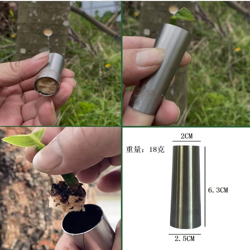 Stainless Steel Fruit Tree Grafting Tool New Seedling Grafting Knife Budding Tool for Plants and Vines