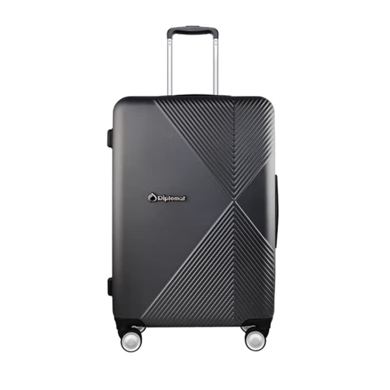 Diplomat Jazz Gray Spinner Luggage DS-13080 Black 26-Inch Casual Travel