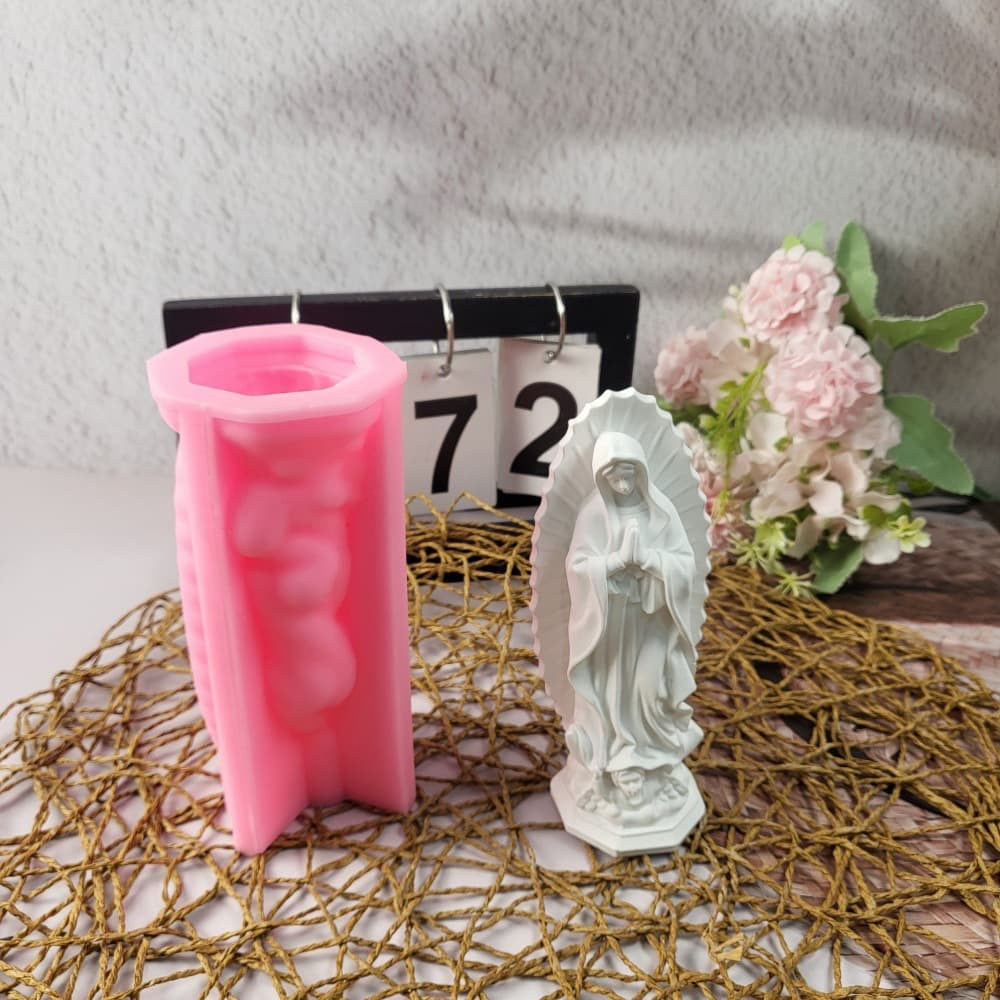 Plaster Ornament Silicone Mold DIY Plaster Cement Desktop Decoration Silicone Mold W0679
