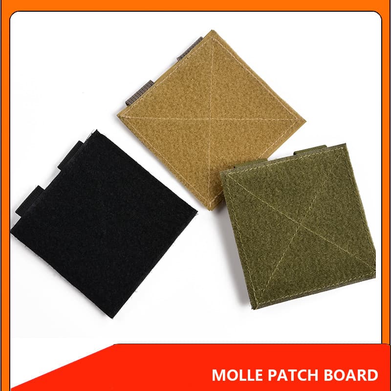 Molle Hook and Loop Adapter Panel for DIY Patch Badges Tactical Hook and Loop Panel Badge Patch