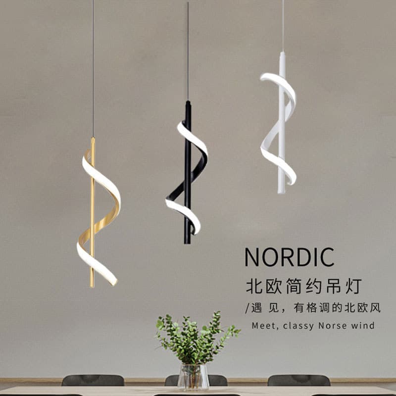 Internet-famous Bedside Pendant Light Modern Minimalist Bedroom Lamp 2023 New Study Room Bar Simple Long Line Luxury Dining Room