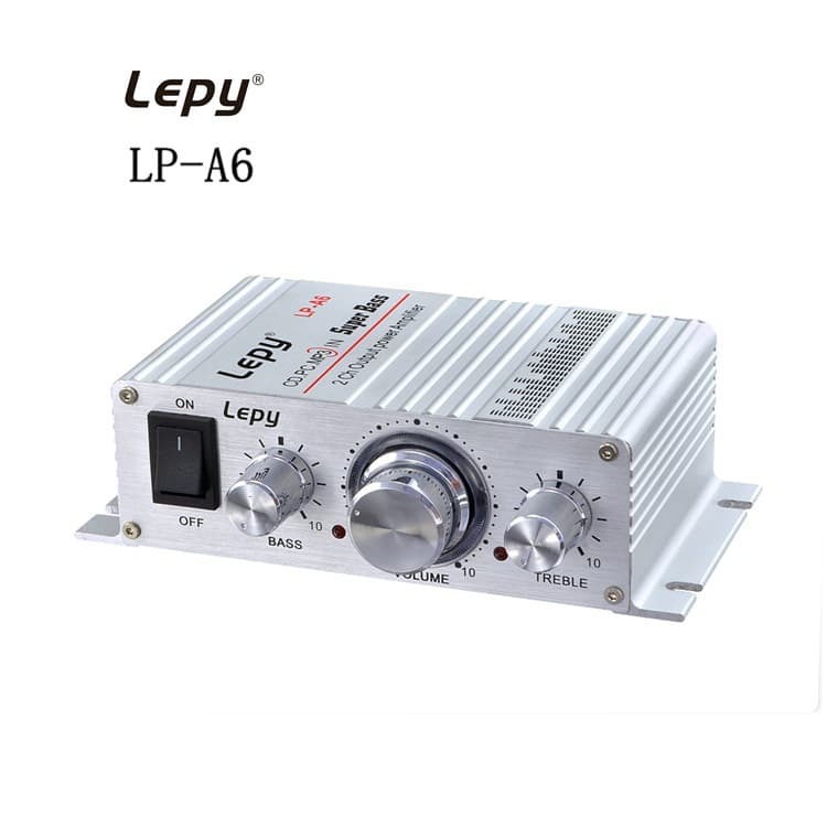 LP-A6 Mini 12V Car Power Amplifier Home Computer MP3 Amplifier Cross-border Car Small Amplifier