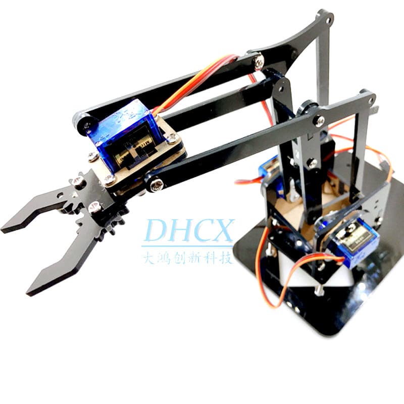 DIY Manipulator Robot Arm Robot 4 DOF Mechanical Claw Applicable Pie, rduino Kit Free Shipping