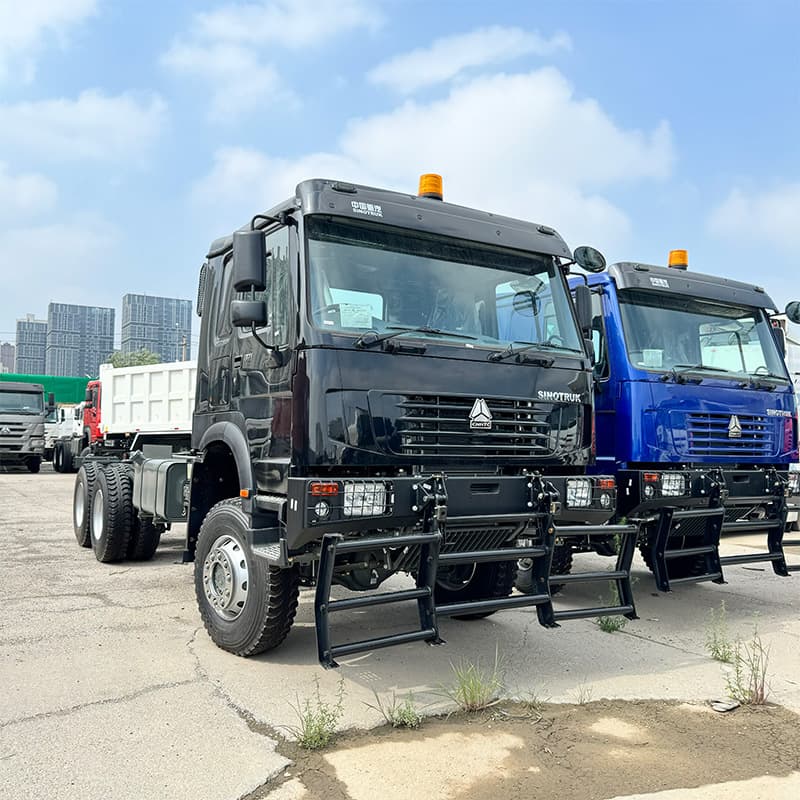 Howo Tractor Head for Sale, Dual-Drive Freight Truck Head, 380 HP Tractor Trailer Head