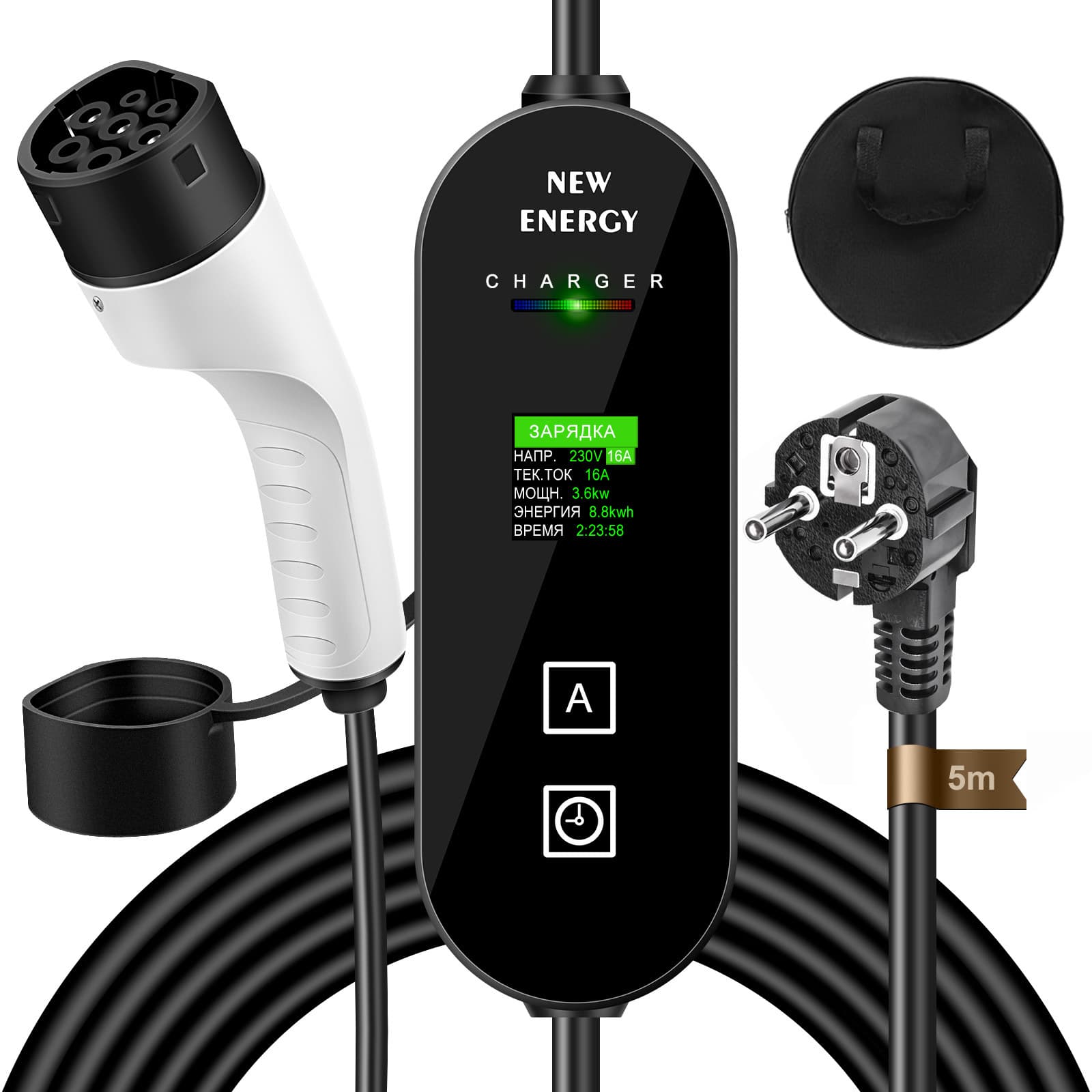 Russia Russian Version Vehicle GBT National Standard EU European Standard Plug Charging Gun for New Energy Electric Vehicles TYPE2
