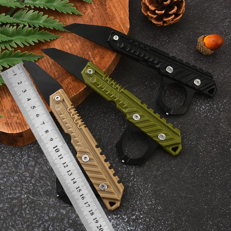 Quick-Release Folding Knife Self-Defense Tool Night Camping Survival EDC Stainless Steel Multi-Function Pocket Knife
