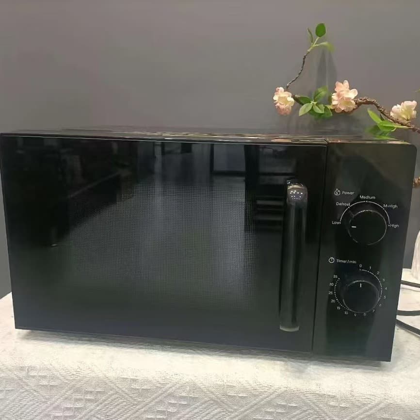 Microwave Oven Cross-Border European-Style Household 25L Microwave Oven with Turntable Heating and Scheduled Timer