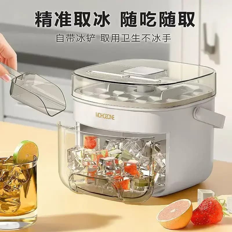 Household Small Ice Maker Commercial Multi-function Large Capacity Mini Student Dormitory Fast Ice Making Mold Small