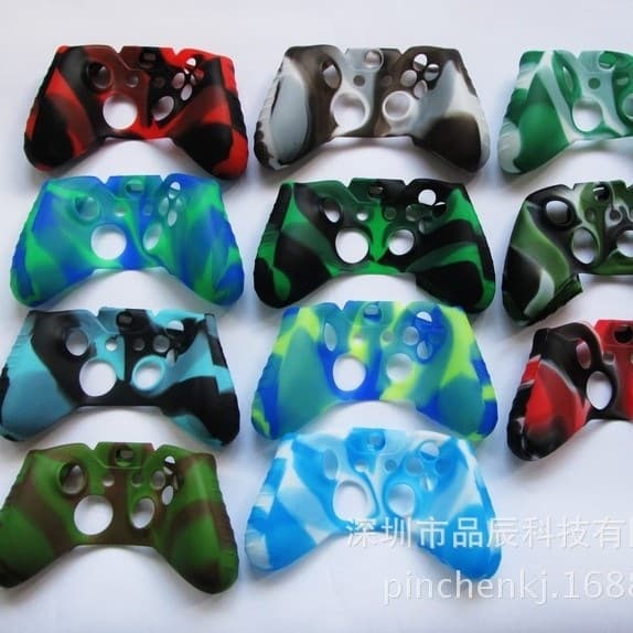 xbxone game controller camouflage silicone cover protective cover xones handle cover anti-sweat and dust-proof protective shell batch