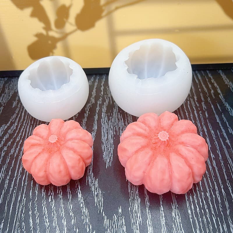 DIY Pumpkin Scented Candle Silicone Mold Mousse Cake Chocolate Homemade Aromatherapy Handmade Soap Baking Mold