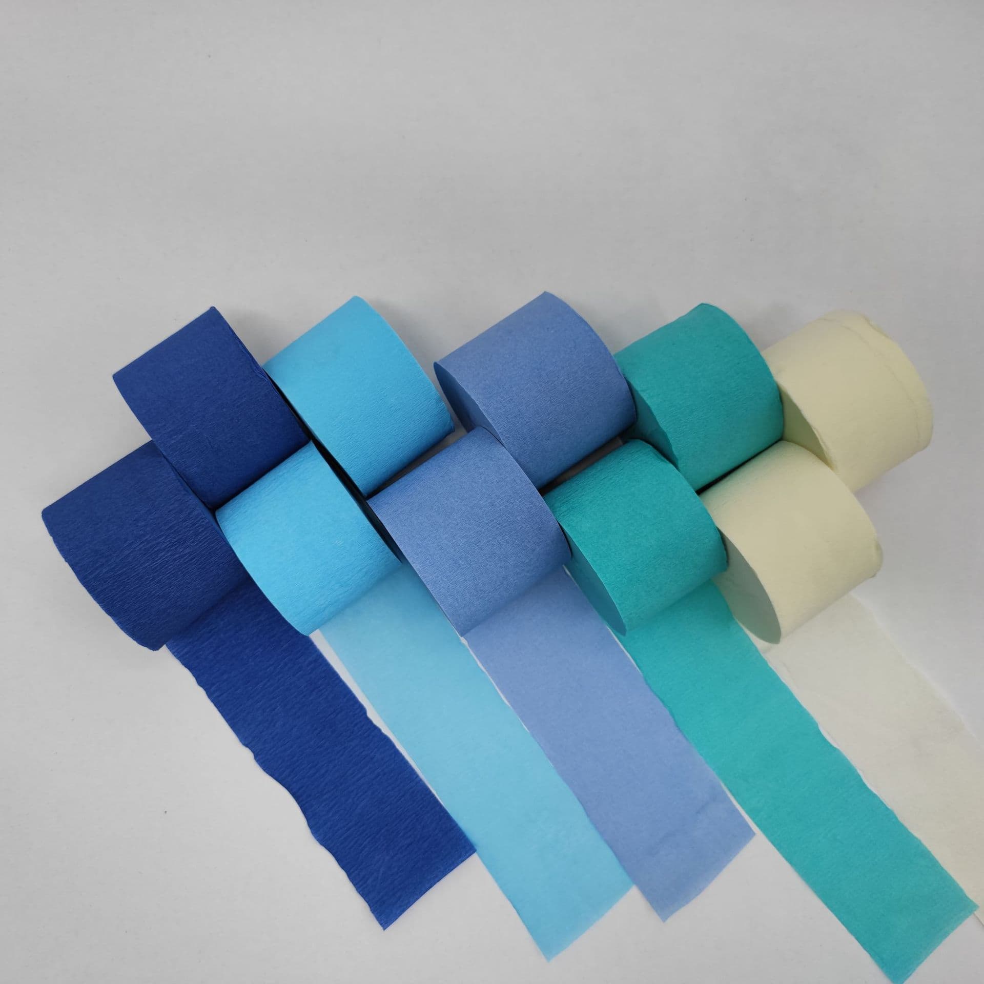 Paper Roll Crinkle Wholesale Streamers Balloon Ribbons Birthday Party Background Wall Decoration Geometric Shape Paper Art