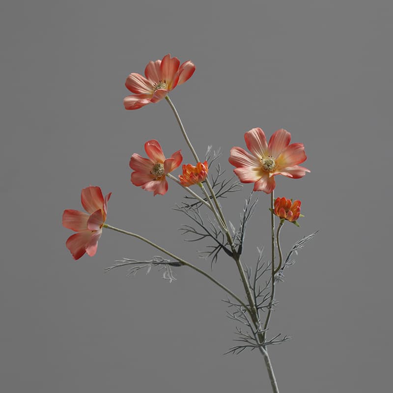 Manufacturer supply home decoration wedding fake flowers pastoral floral simulation flowers silk flowers Gesang chrysanthemum small chrysanthemum cosmos