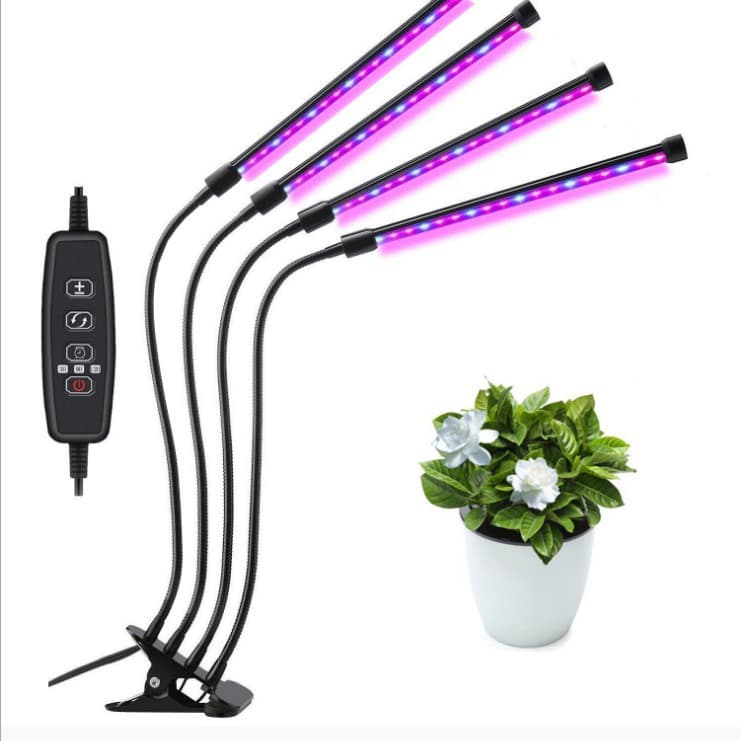 Amazon Indoor LED Clip Plant Grow Light USB Dimmer Timer Full Spectrum Seedling Fill Light Gardening Lamp
