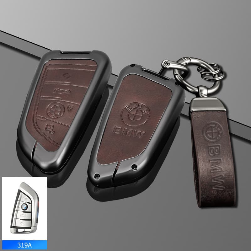 Compatible with BMW Key Case New for 3 Series 4 Series 5 Series 525 30li Blade Shell X1 X2 X3 25 X4 X5 Car Key Cover