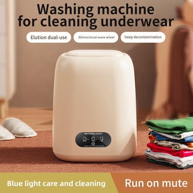 Mini baby washing machine, ultra-clean washing machine, small pulsator, large capacity, wash and spin all in one.