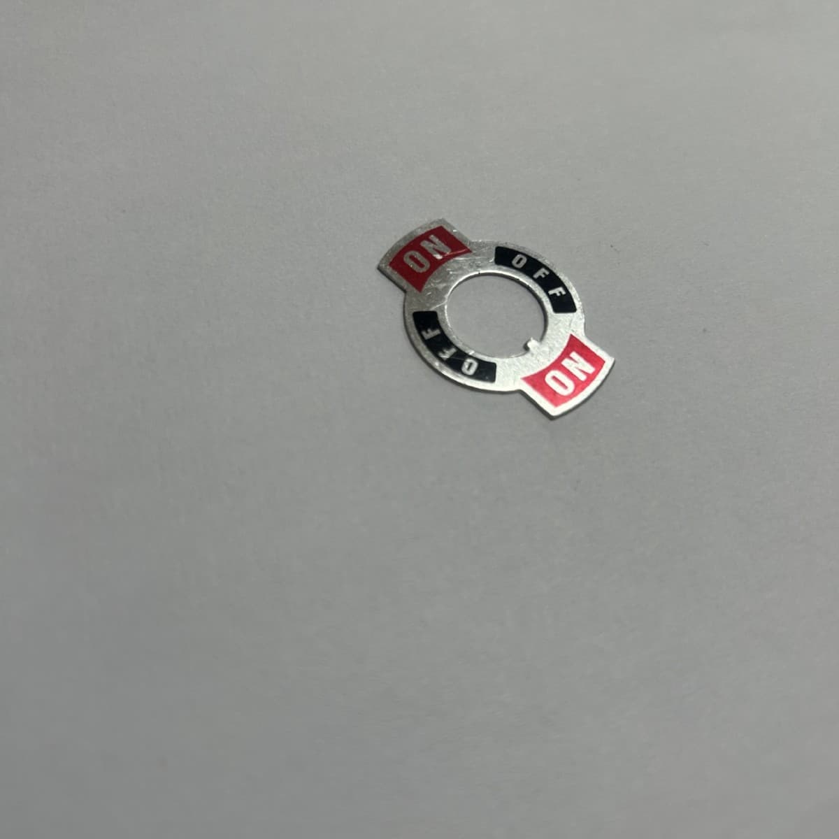 Custom Nameplate Electrical Button Indicator Label Fan Knob Switch Identification Plate Silk Screen Printing Machinery Equipment