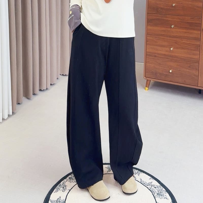 Ziyuan 2025 New Plus Size Women's Autumn Casual High-Waist Pants for 200 lbs Curvy Fit, Style 9060
