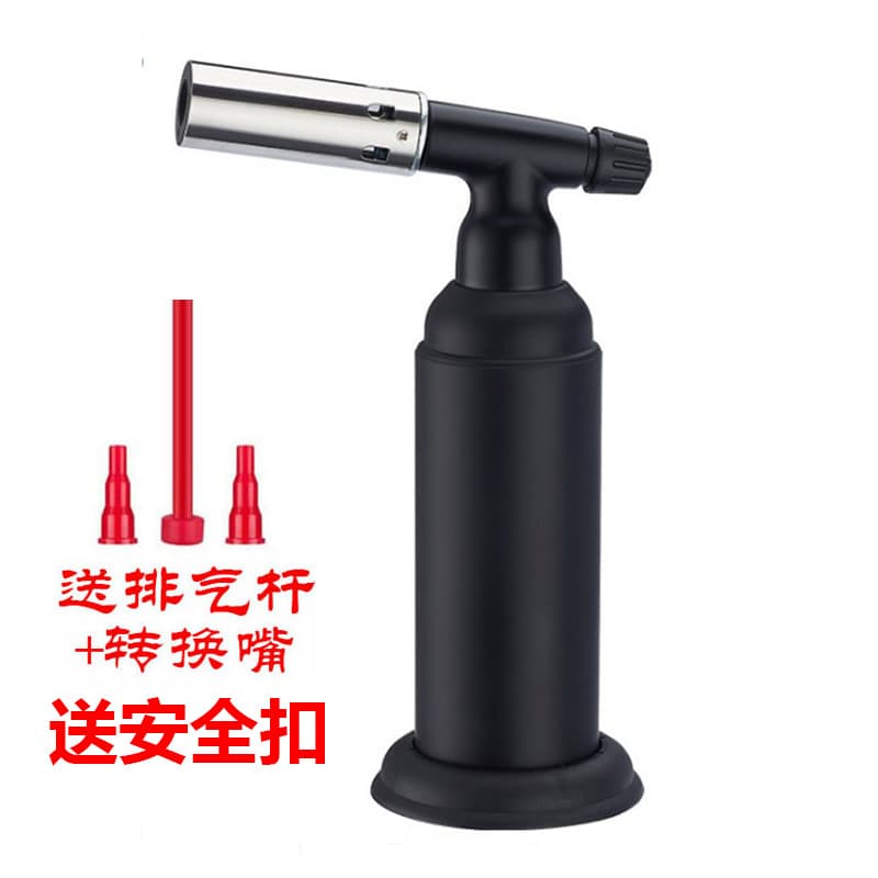TikTok BS-851 Flamethrower, Lighter, Charcoal Burner, Pig Hair Burner, Baking, Household Welding, Butane Gas High-Temperature Welding Gun