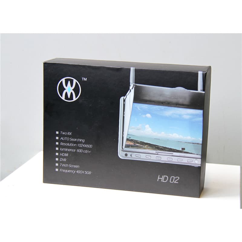 5.8G Video Transmission 7-inch All-in-One Display for Aerial Photography FPV HD High Brightness Snow Screen with HDMI Input