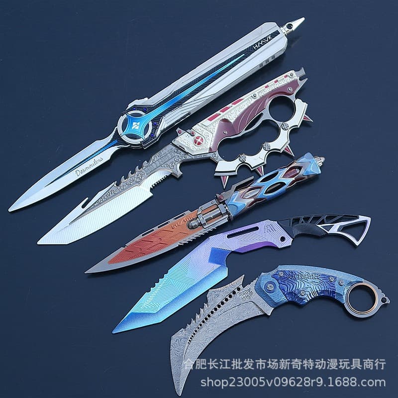 Game Cold Weapon Deluxe Edition Polaris Creed Hollow Tactical Meteor Claw Alloy Weapon Model Unsharpened