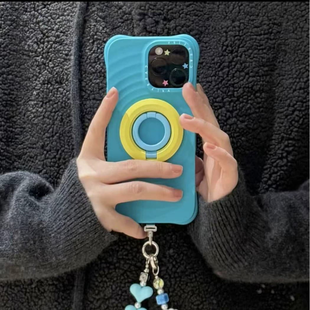 Compatible with iPhone 17 Pro Max Case Apple 17 New Wave Liquid Silicone Magnetic Anti-Drop Protective Cover